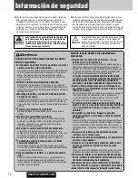 Preview for 78 page of Panasonic C7113U Operating Instructions Manual