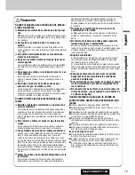 Preview for 79 page of Panasonic C7113U Operating Instructions Manual