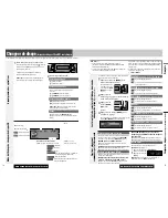 Preview for 38 page of Panasonic C7301U - Cd Rcvr W/ Custm Dsply Operating Instructions Manual