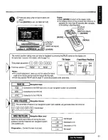 Preview for 31 page of Panasonic CATU7000U - AV CTRL AMP Operating Instructions Manual