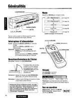 Preview for 64 page of Panasonic CATU7000U - AV CTRL AMP Operating Instructions Manual