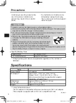 Preview for 6 page of Panasonic CF-VCB201 Operating Instructions Manual