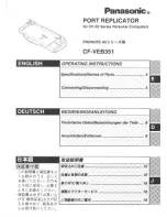 Panasonic CF-VEB351 Operating Instructions Manual preview