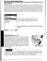 Preview for 18 page of Panasonic CFP1S3CZZ5M - HANDHELD COMPUTER User Manual