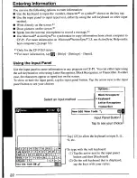 Preview for 22 page of Panasonic CFP1S3CZZ5M - HANDHELD COMPUTER User Manual