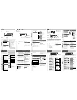 Preview for 2 page of Panasonic CQ-C1301NW Operating Instructions