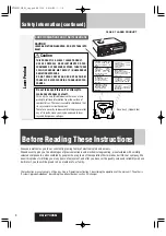 Preview for 4 page of Panasonic CQ-C7305N Operating Instructions Manual