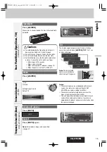 Preview for 13 page of Panasonic CQ-C7305N Operating Instructions Manual