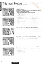 Preview for 22 page of Panasonic CQ-DC1 EUC Operating Instructions Manual