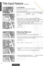 Preview for 24 page of Panasonic CQ-DC1 EUC Operating Instructions Manual