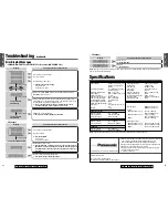 Preview for 19 page of Panasonic CQ-DFX203N Operating Instructions Manual