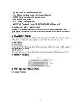 Preview for 4 page of Panasonic CQ-DFX203N Service Manual