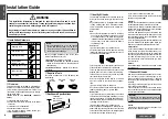 Preview for 7 page of Panasonic CQ-DP101W Operating Instructions Manual