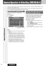 Preview for 28 page of Panasonic CQ-DX200W5 Operating Instructions Manual