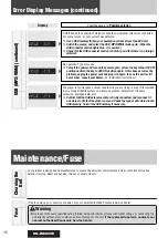 Preview for 46 page of Panasonic CQ-DX200W5 Operating Instructions Manual