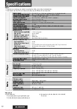 Preview for 62 page of Panasonic CQ-DX200W5 Operating Instructions Manual