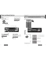 Preview for 4 page of Panasonic CQ-RD243N Operating Instructions Manual