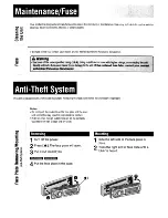 Preview for 6 page of Panasonic CQ-RX100L Operating Instructions Manual