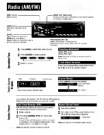 Preview for 14 page of Panasonic CQ-RX100L Operating Instructions Manual