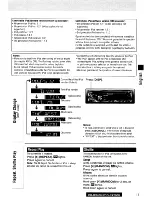 Preview for 38 page of Panasonic CQ-RX100L Operating Instructions Manual