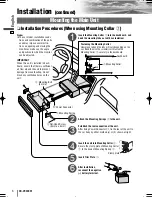 Preview for 6 page of Panasonic CQ-VX220W Installation Instructions Manual