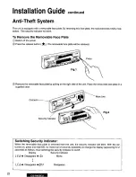 Preview for 22 page of Panasonic CQRX65EU - AUTO RADIO/CASSETTE Operating Instructions Manual