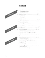 Preview for 2 page of Panasonic CS-C182KR Operating Instructions Manual