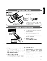 Preview for 9 page of Panasonic CS-C182KR Operating Instructions Manual