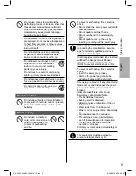 Preview for 5 page of Panasonic CS-CZ12SKE Operating Instructions Manual