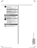 Preview for 47 page of Panasonic CS-CZ12SKE Operating Instructions Manual