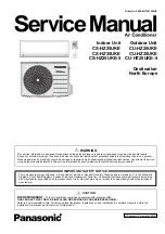 Panasonic CS-HZ25UKE Service Manual preview