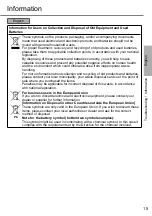 Preview for 15 page of Panasonic CS-LZ25TKE Operating Instructions Manual