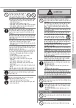 Preview for 5 page of Panasonic CS-WPU9XKH-8 Operating Instructions Manual