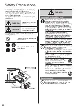 Preview for 22 page of Panasonic CS-WPU9XKH-8 Operating Instructions Manual