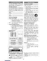 Preview for 2 page of Panasonic CT-13R32C Operating Instructions Manual