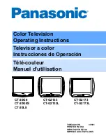 Panasonic CT-2088Y Operating Instructions Manual preview