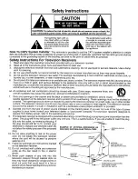 Preview for 2 page of Panasonic CT-20S2S Operating Instructions Manual