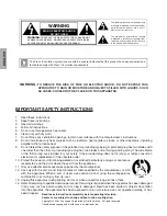 Preview for 2 page of Panasonic CT-20SL15 - 20" CRT TV Operating Instructions Manual