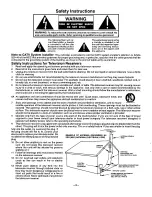 Preview for 2 page of Panasonic CT-2785VY Operating Instructions Manual