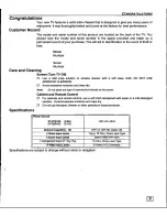 Preview for 5 page of Panasonic CT-27D10D User Manual