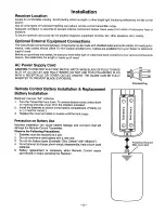 Preview for 5 page of Panasonic CT-31SF12T Operating Instructions Manual