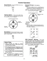 Preview for 8 page of Panasonic CT-31SF12T Operating Instructions Manual