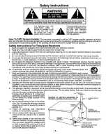 Preview for 2 page of Panasonic CT-3268SV User Manual