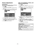 Preview for 21 page of Panasonic CT-3268SV User Manual