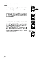 Preview for 20 page of Panasonic CX-400 Series User Manual