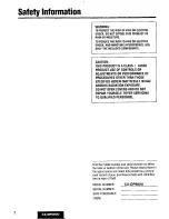 Preview for 2 page of Panasonic CX-DP880U - CD Changer Operating Instructions Manual