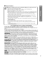 Preview for 7 page of Panasonic CY-TM100N Operating Instructions Manual