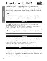 Preview for 12 page of Panasonic CY-TM100N Operating Instructions Manual