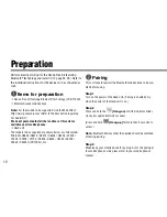 Preview for 18 page of Panasonic CYBT100U - CAR AUDIO Operating Instructions Manual