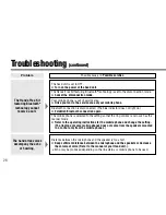 Preview for 28 page of Panasonic CYBT100U - CAR AUDIO Operating Instructions Manual